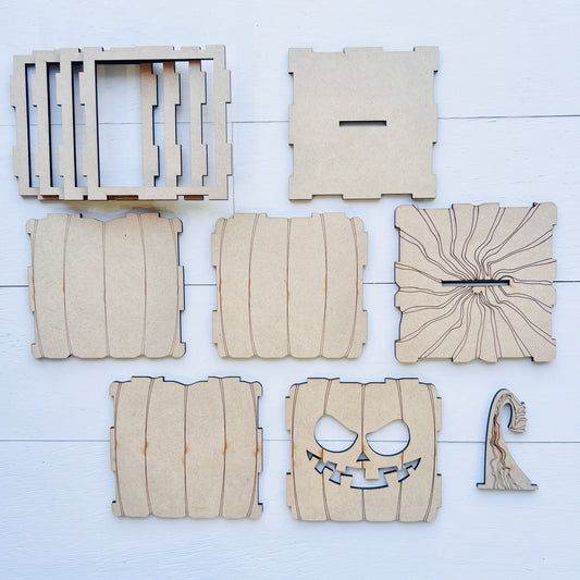 Jack-O-Lantern Box DIY KIT