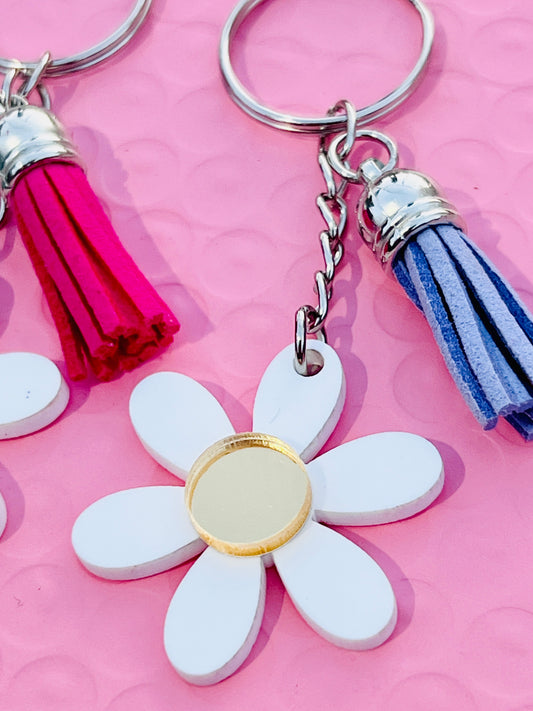 Daisy Acrylic Keychains DIY Kit (Set of 3)