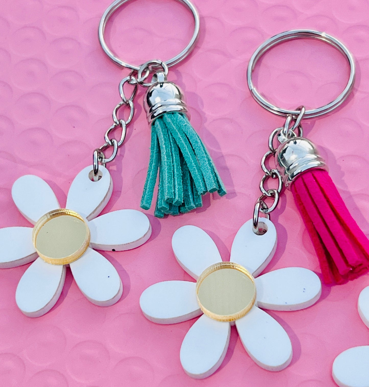 Daisy Acrylic Keychains DIY Kit (Set of 3)