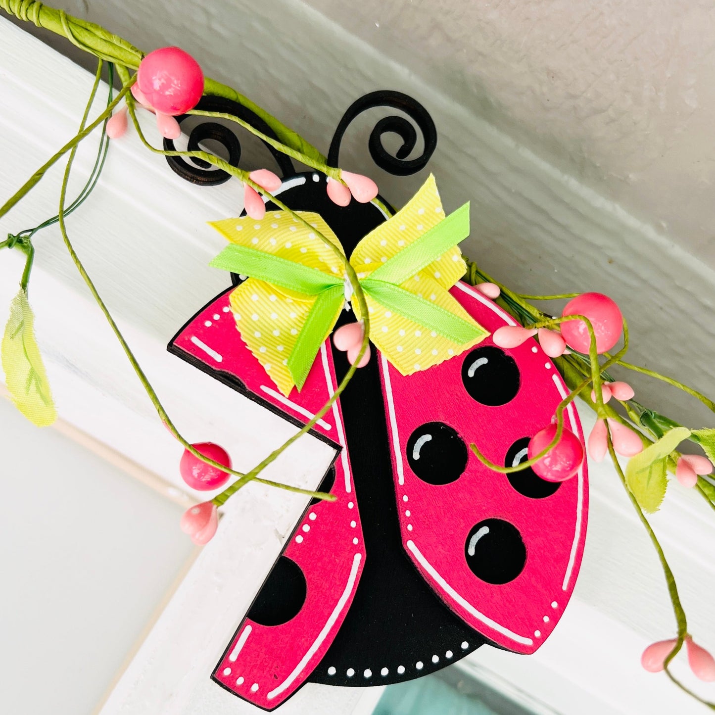 Ladybug Door Huggers DIY KIT