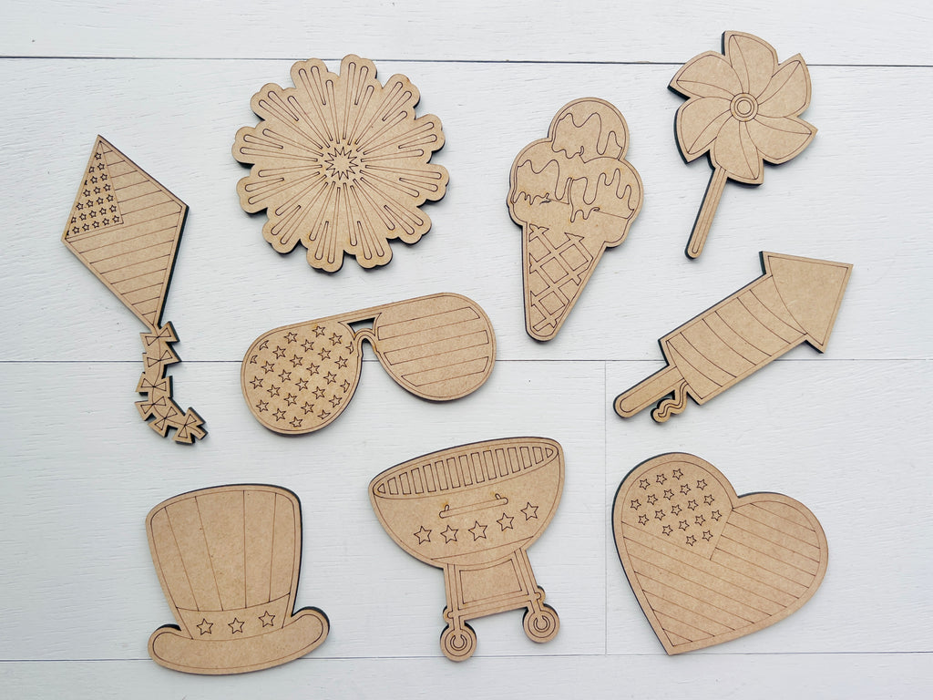 Summer/Patriotic Magnets - 591