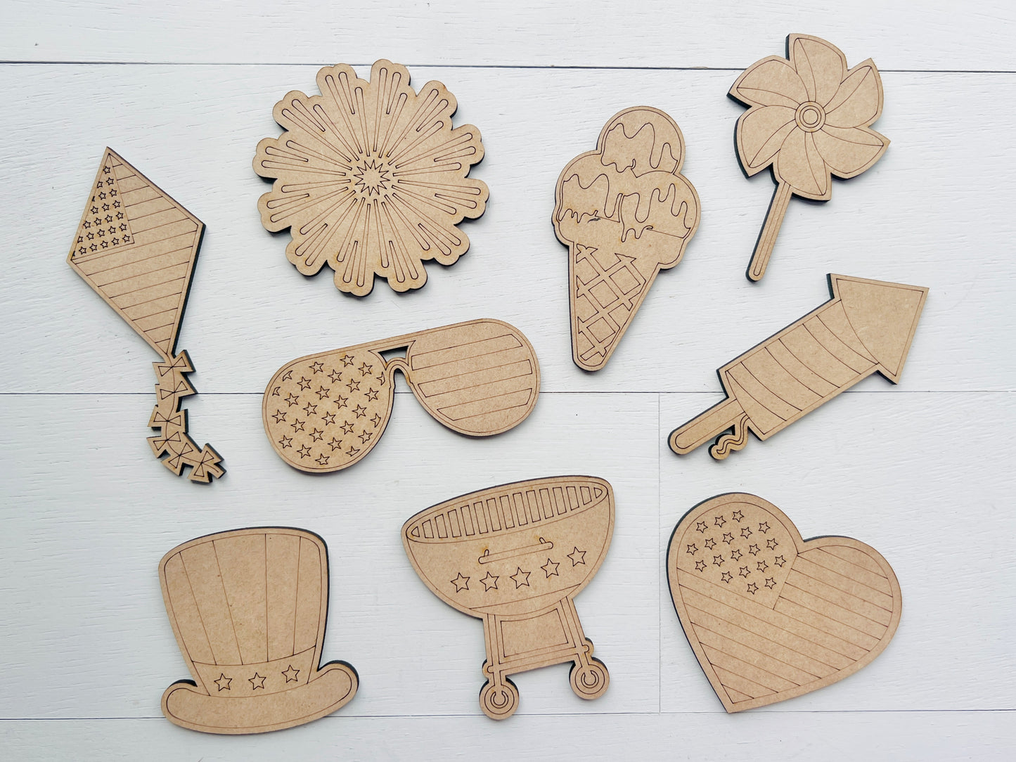 Summer/Patriotic Magnets