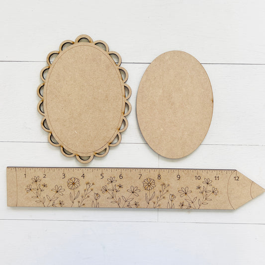 Layered Lace Plaque