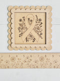 Scalloped Frame Ribbon Blank