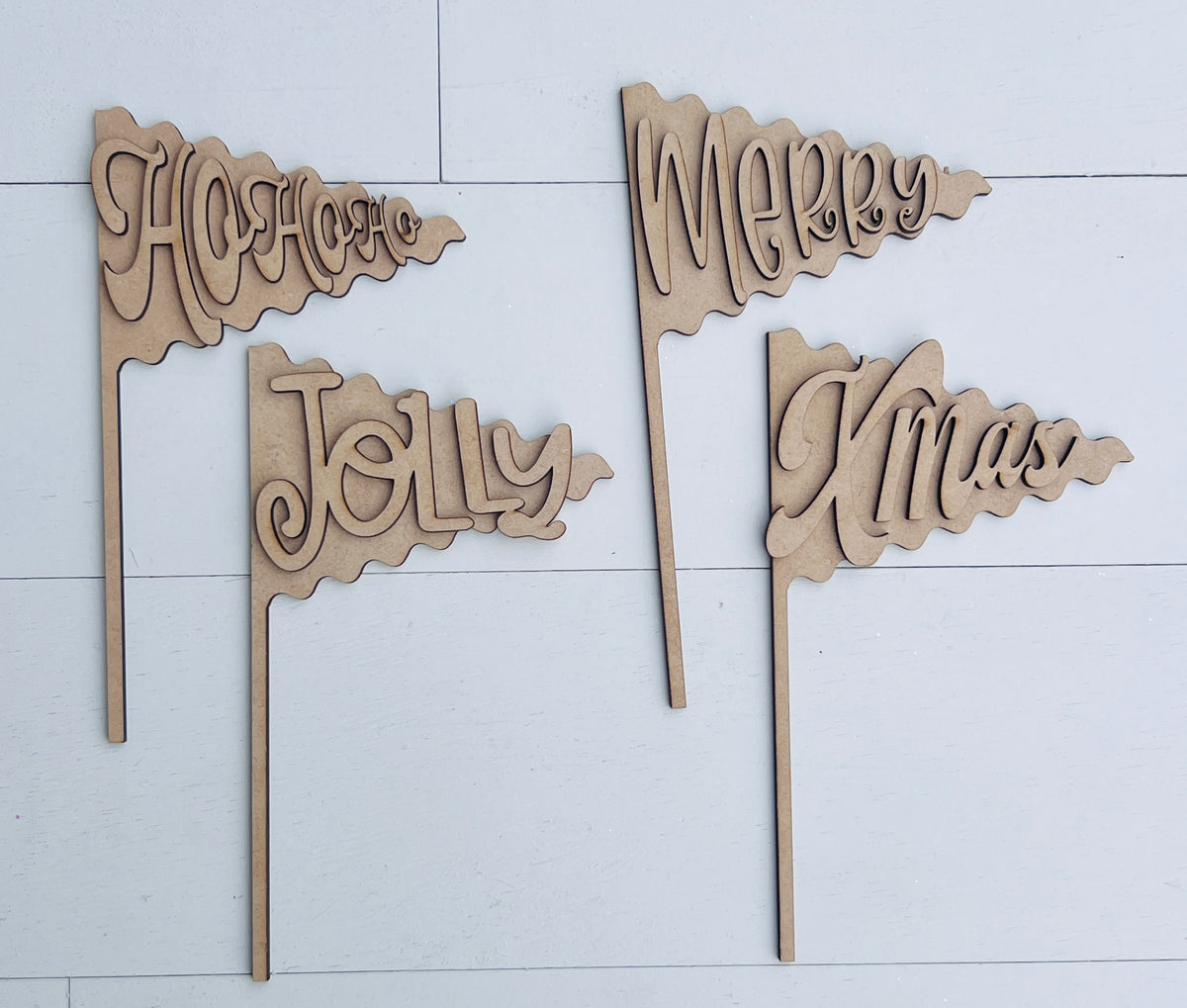 Christmas Pennant Flags DIY Kit - 110