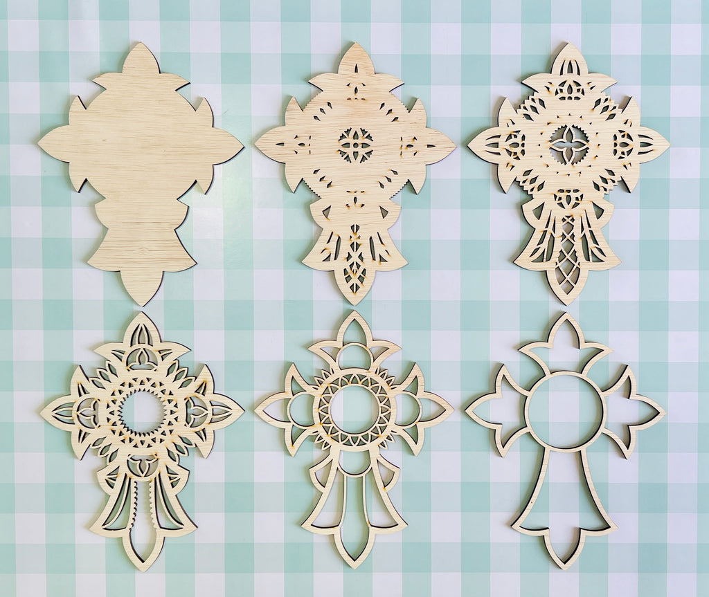 Layered Mandala Cross DIY KIT - 309