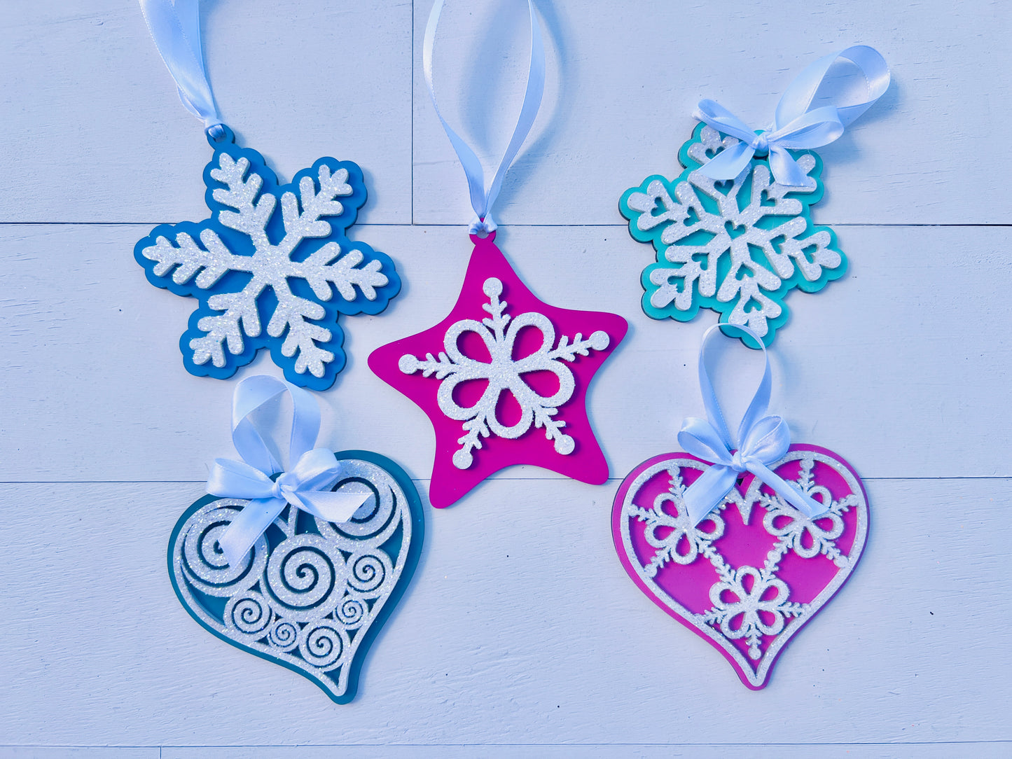 Gingerbeard Snowflake Ornaments DIY Kit