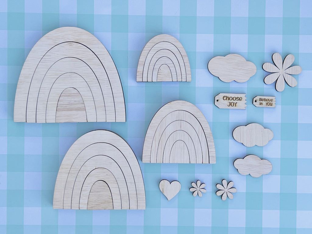 Rainbow Shelf Sitters DIY KIT