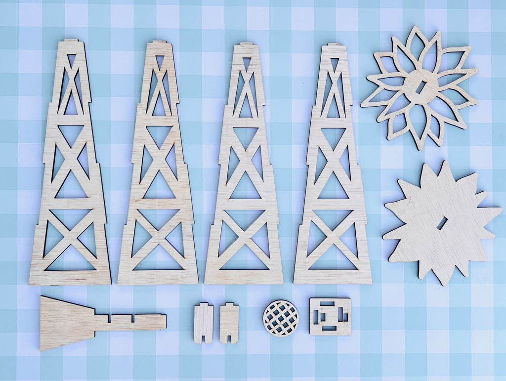 Sunflower Windmill DIY KIT - 592
