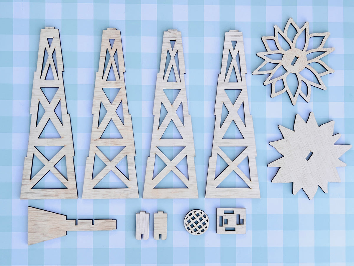 Sunflower Windmill DIY KIT - 592