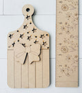 Mini Patriotic Bow Cutting Board - 579
