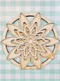 Layered Flower Wall Hanging DIY KIT