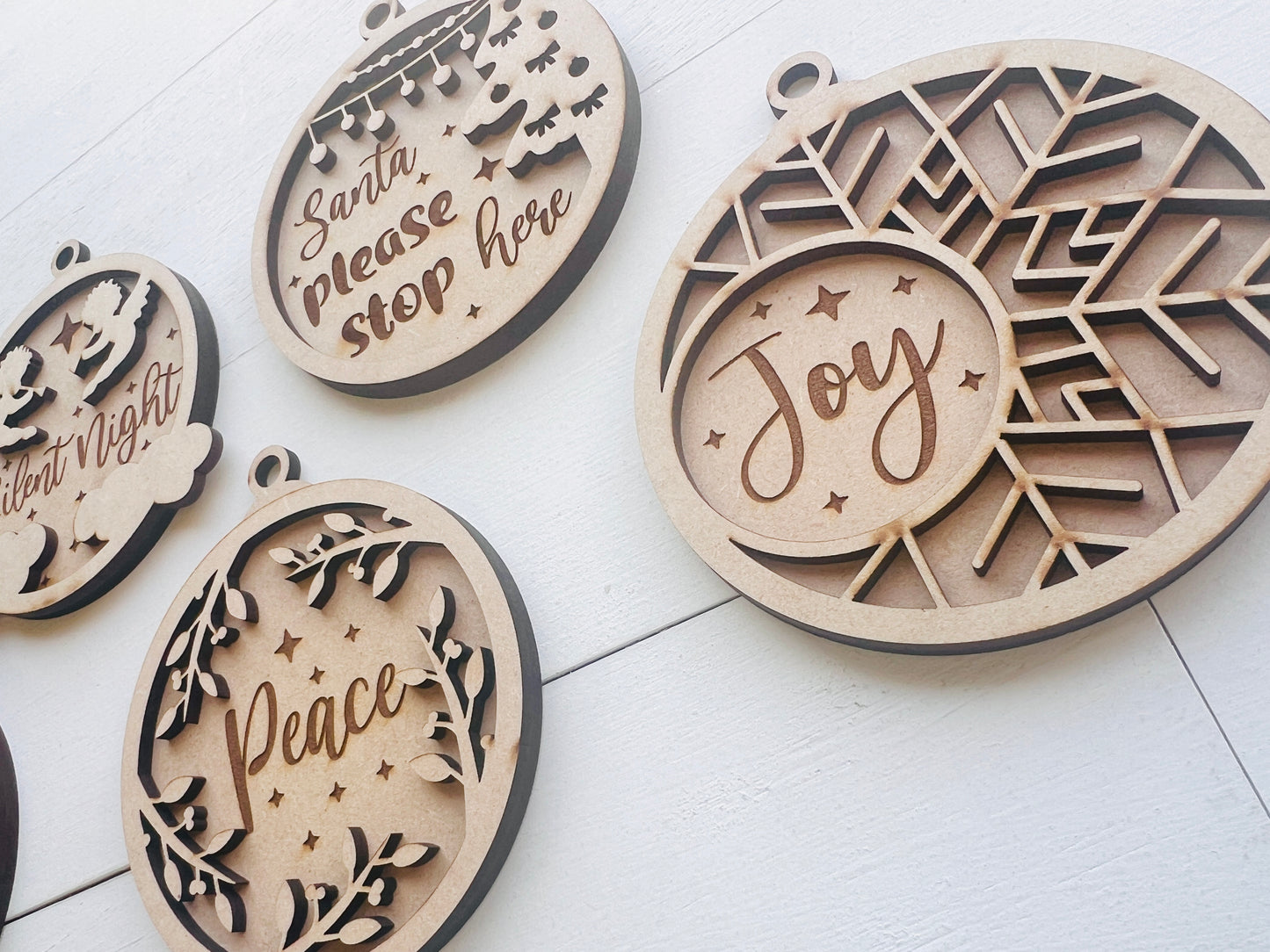 Layered Christmas Ornaments DIY Kit