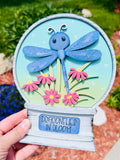 Dragonfly Snowglobe Insert