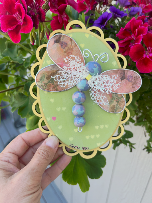 Layered Lace Plaque