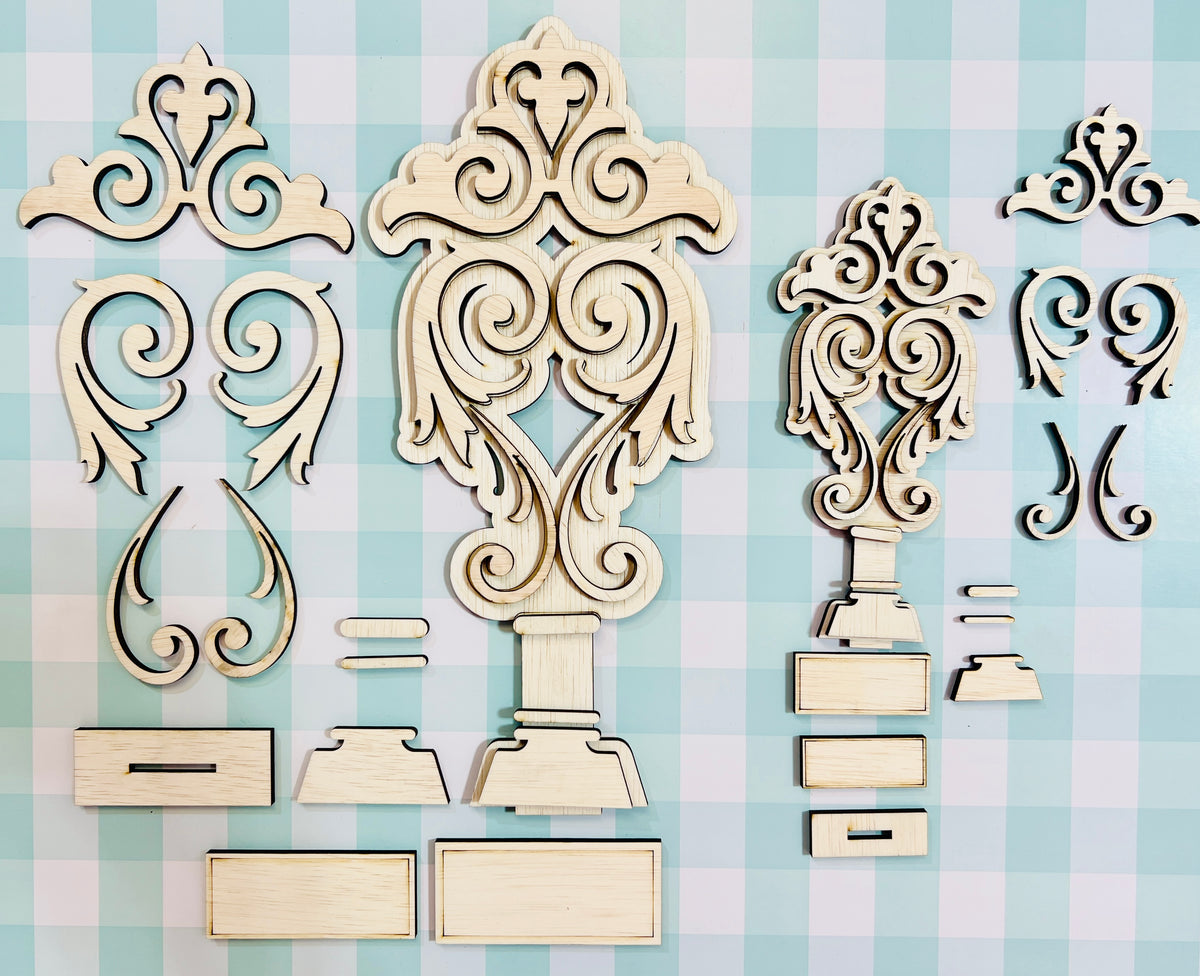 Architectural Finial Set DIY KIT