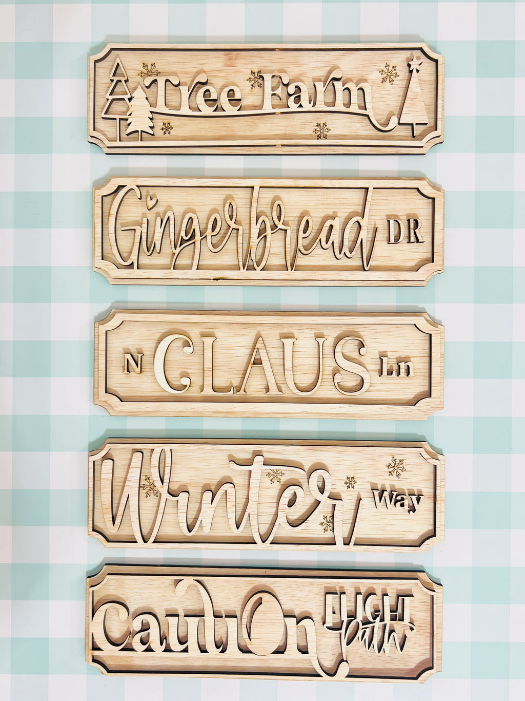 Christmas Street Signs DIY KIT - 111