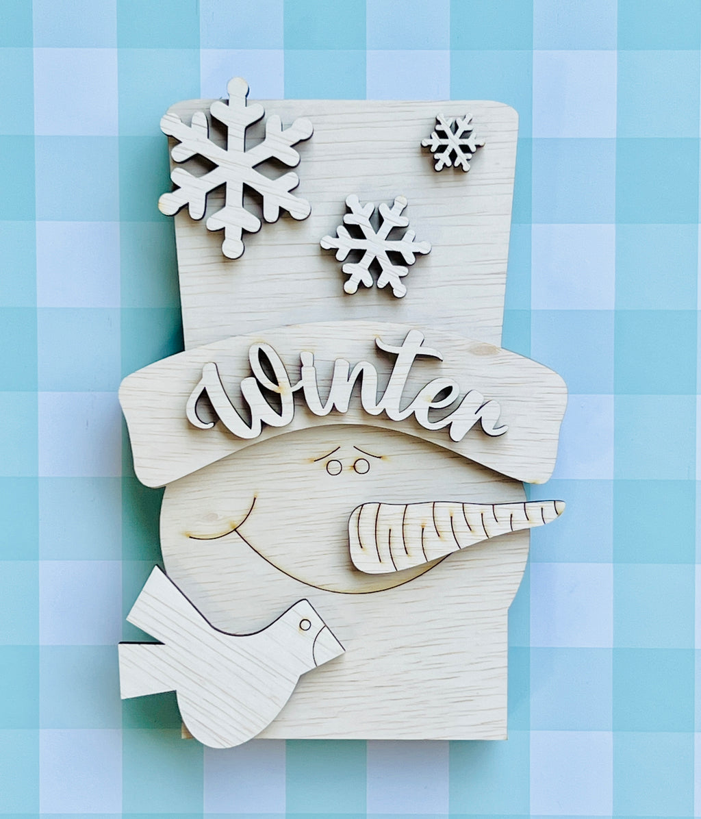Chunky Snowman DIY KIT - 115