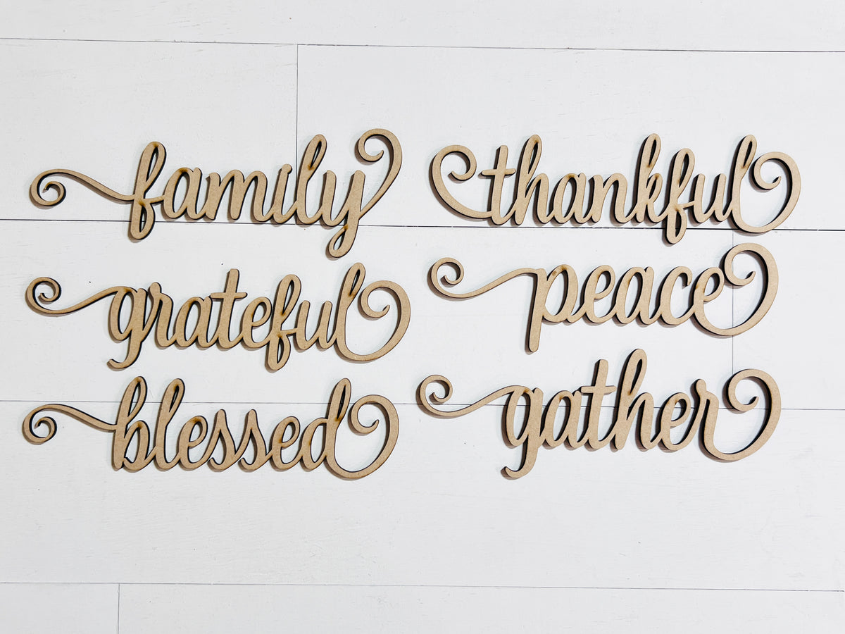 Thanksgiving Word Bundle Blanks - 381