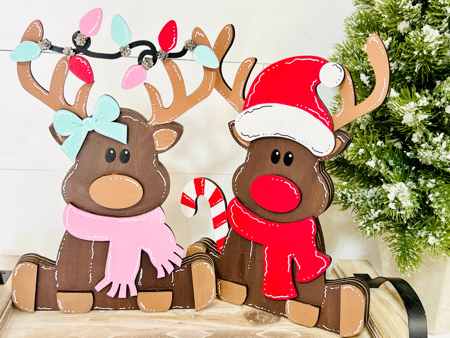 Whimsical Reindeer Couple DIY KIT