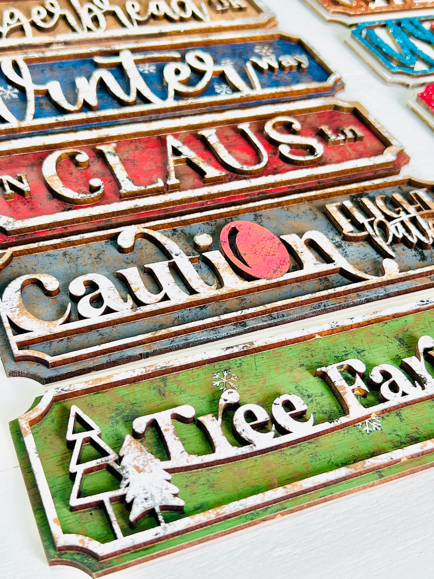 Christmas Street Signs DIY KIT