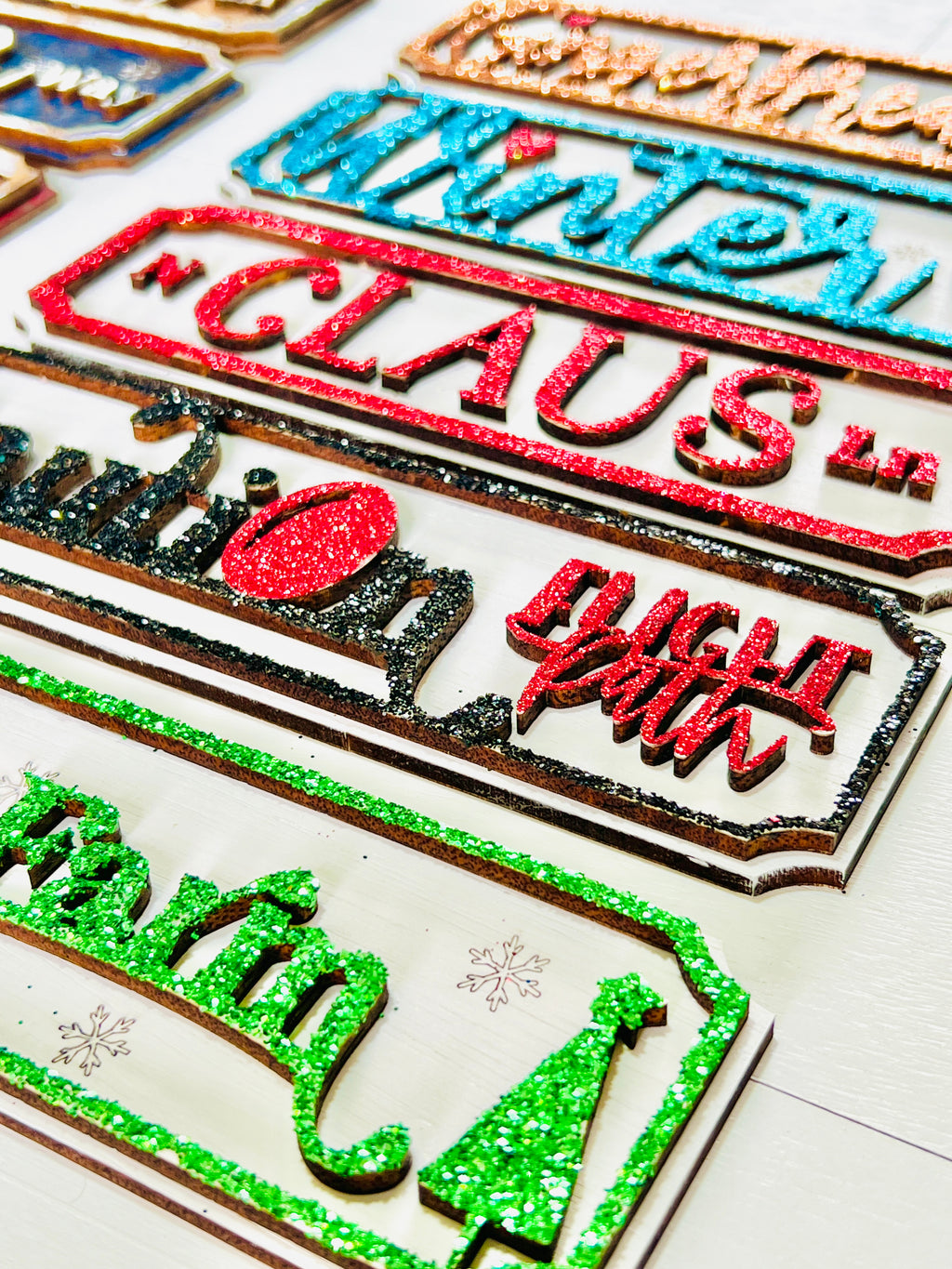 Christmas Street Signs DIY KIT - 111