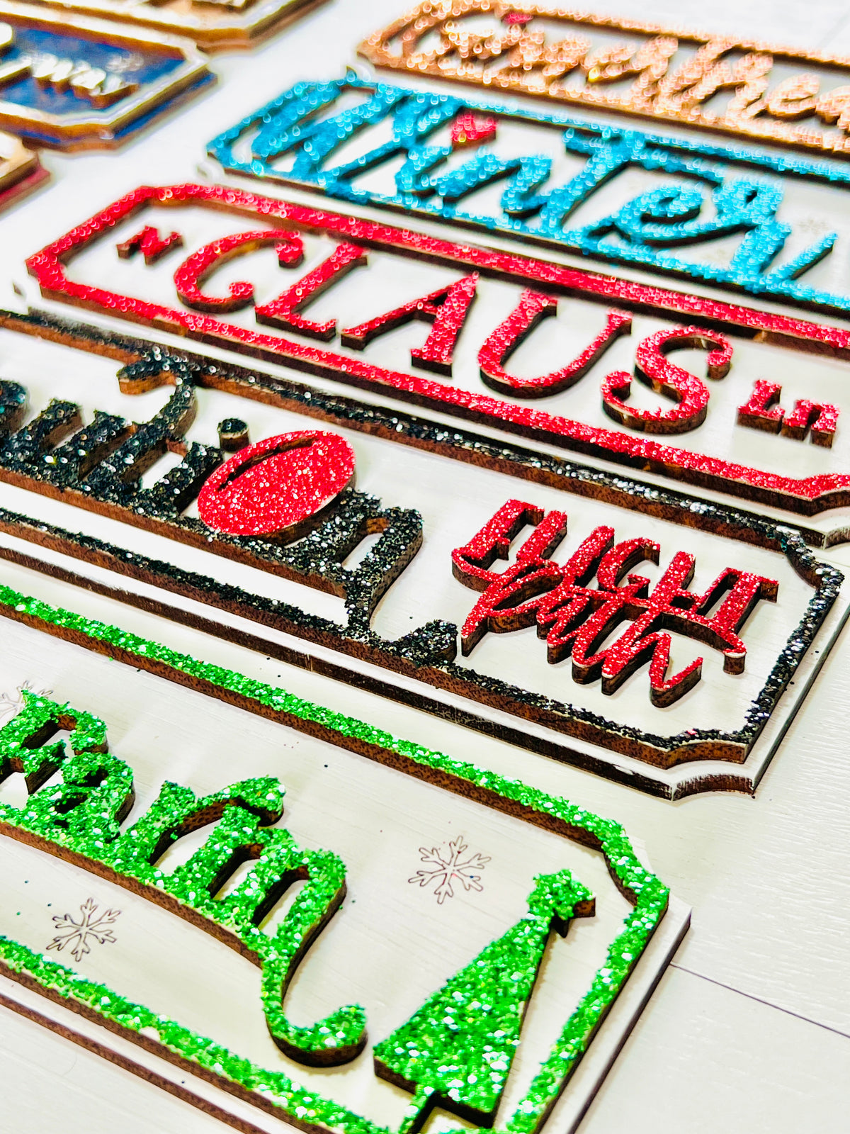 Christmas Street Signs DIY KIT - 111