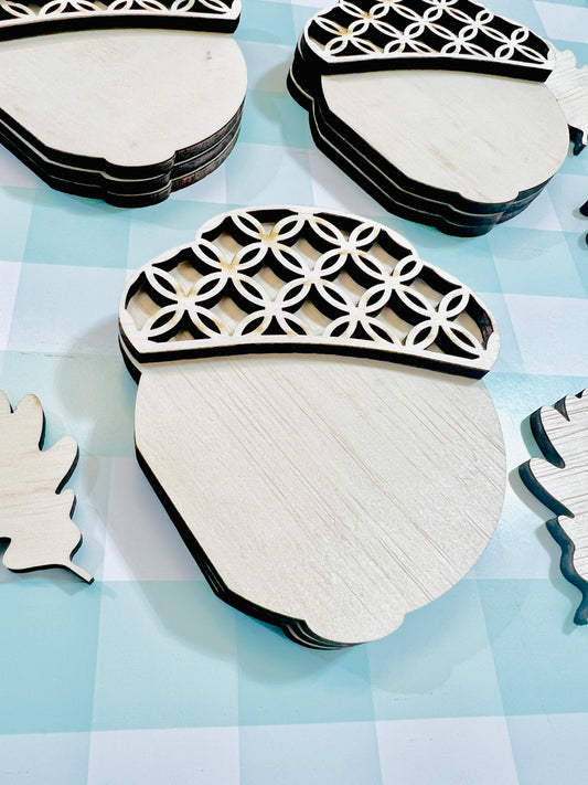 Acorn Shelf Sitter Trio DIY KIT
