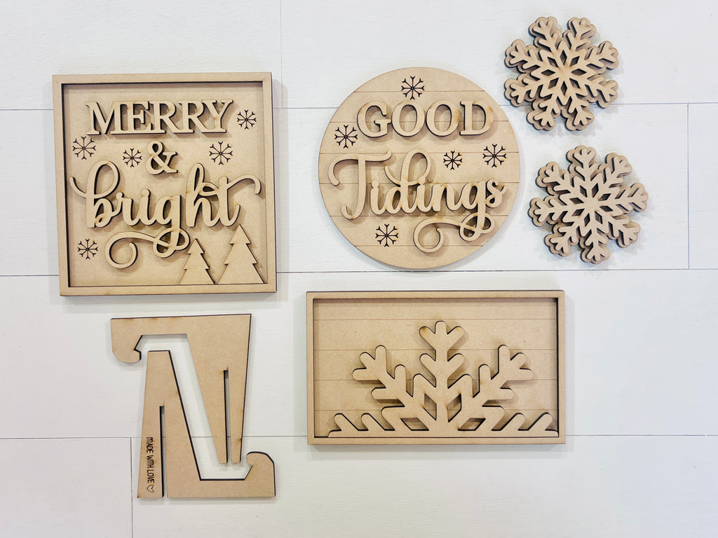 Merry and Bright Tiered Tray Set - 137