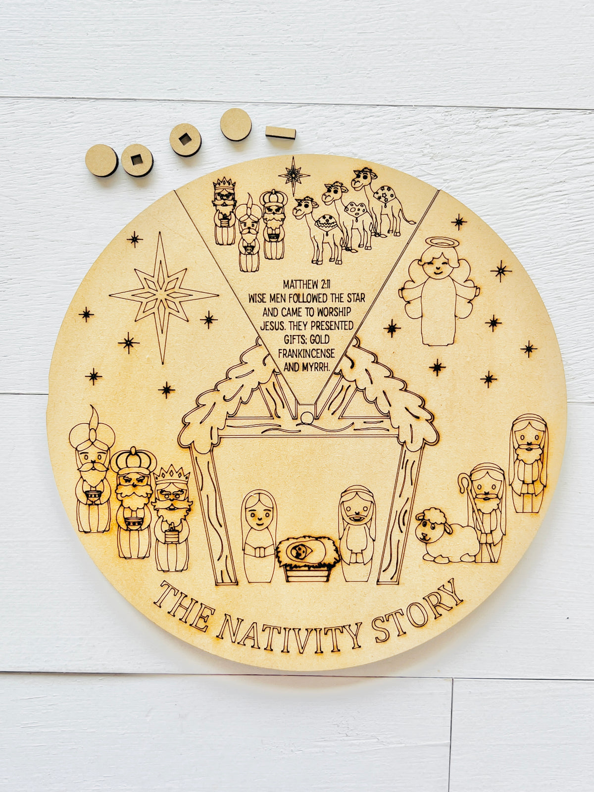The Nativity Story Spinner Wheel — 7.5" - 215