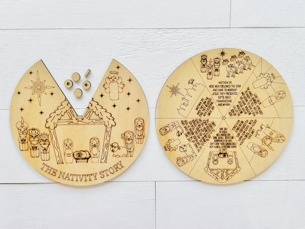 The Nativity Story Spinner Wheel — 7.5" - 215