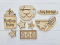 Christmas Santa Baking Tiered Tray Set