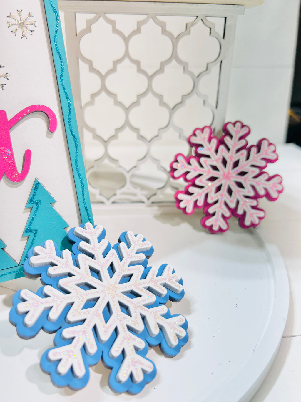 Merry and Bright Tiered Tray Set - 137