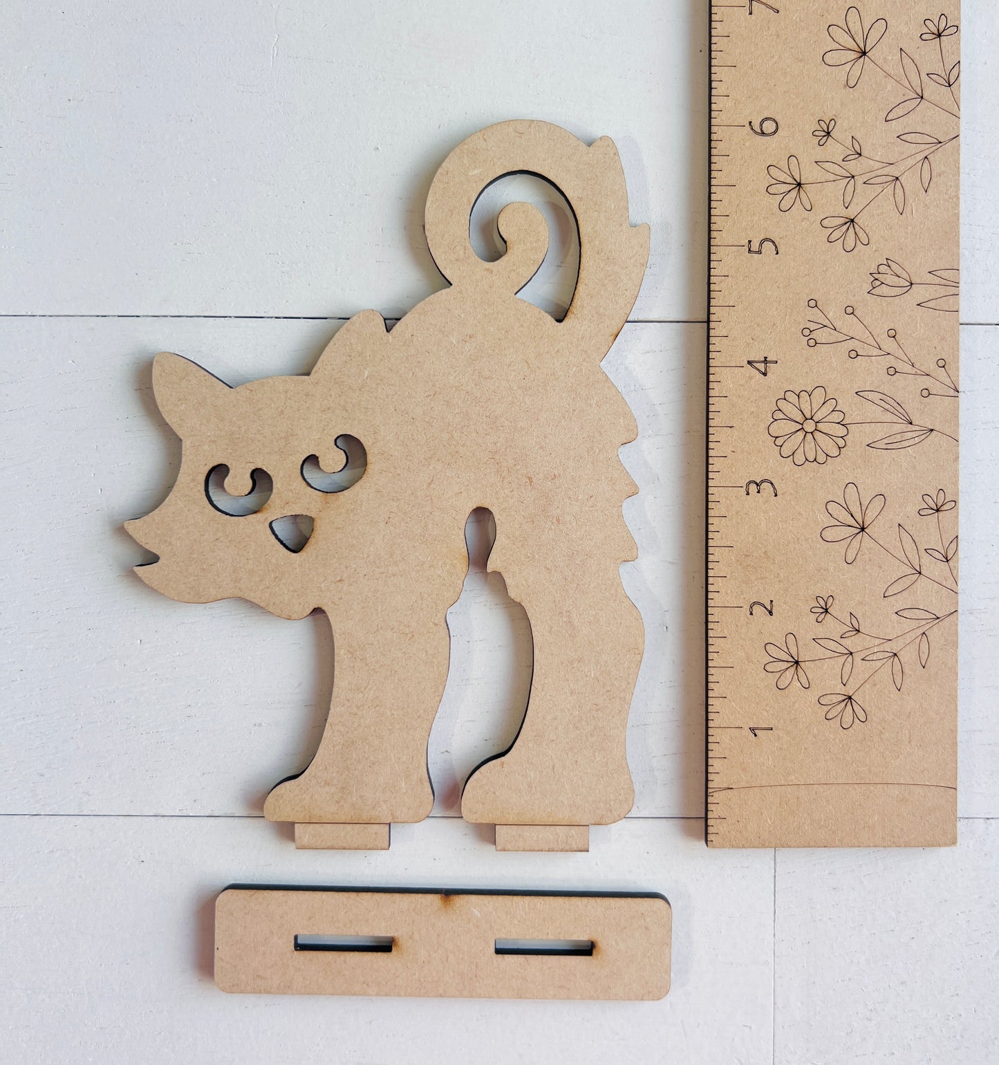 Black Cat Shelf Sitter Blank