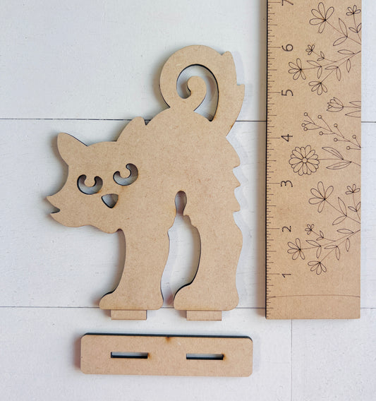 Black Cat Shelf Sitter Blank