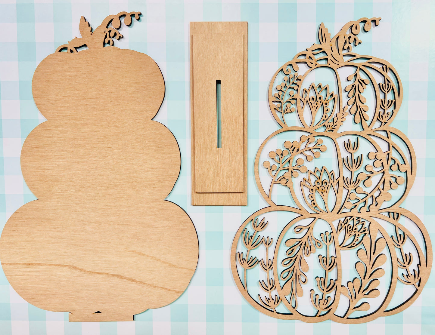 Standing Floral Pumpkin DIY KIT