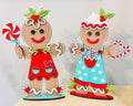 Standing Gingerbread Couple Wood Blanks - 204
