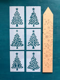 Ornate Christmas Tree Stencil Set - 547