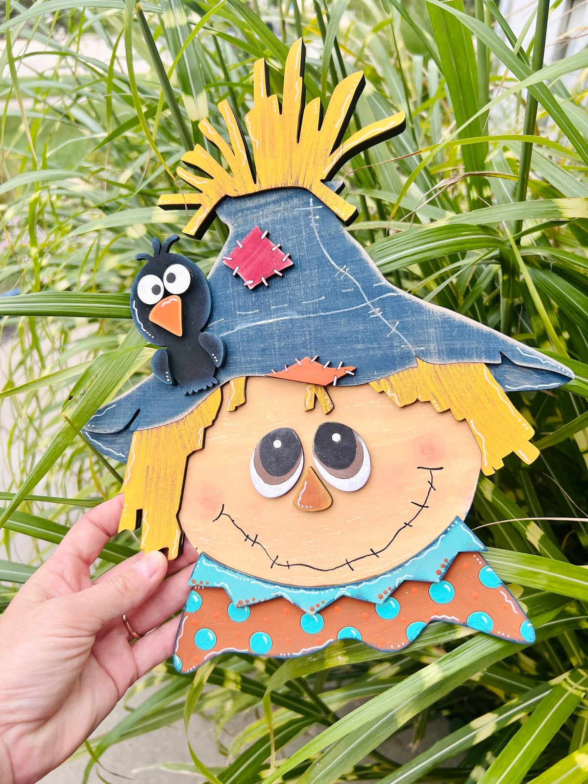 Small Scarecrow Head Hanger DIY KIT