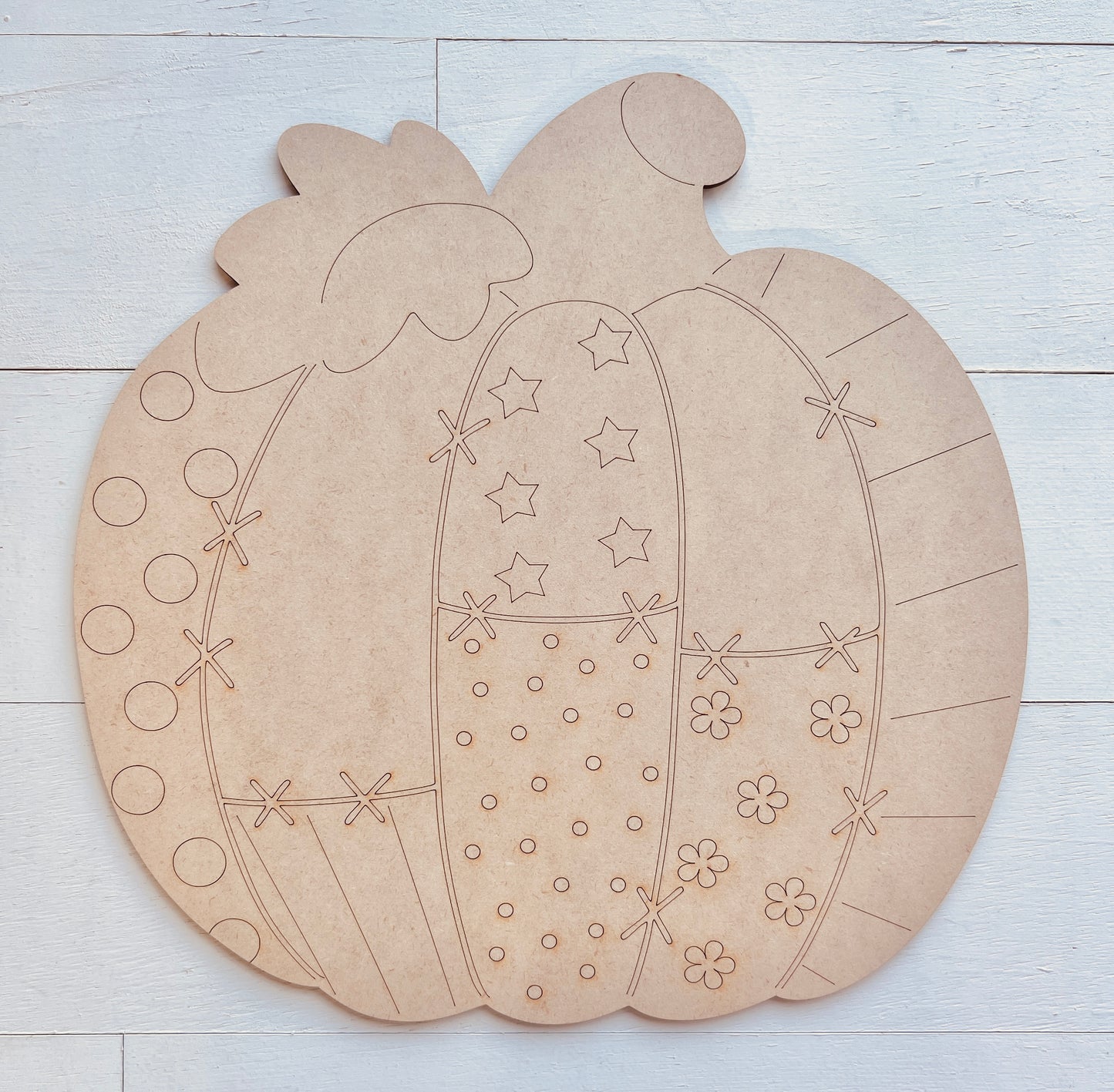 Patchwork Pumpkin Hanger