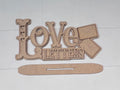 Love Letters Shelf Sitter Blank - 615