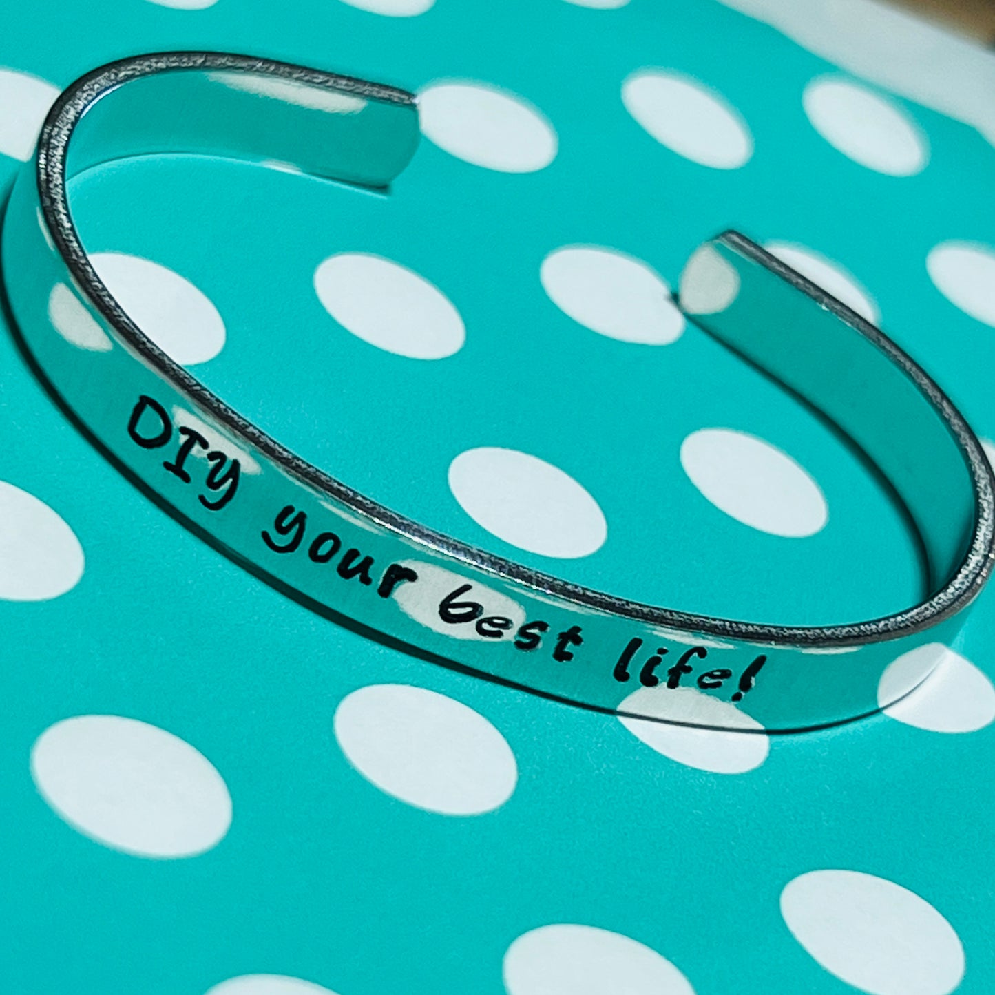 DIYing Your Best Life Adjustable Silver Bracelet