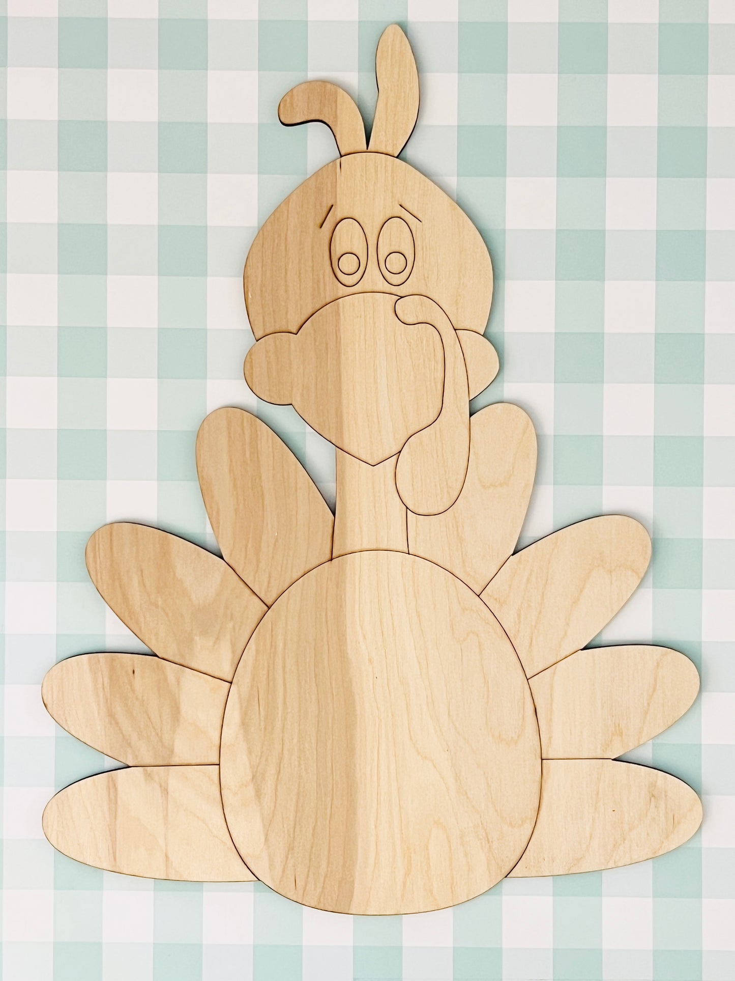 Etched Turkey 14"  DIY KIt