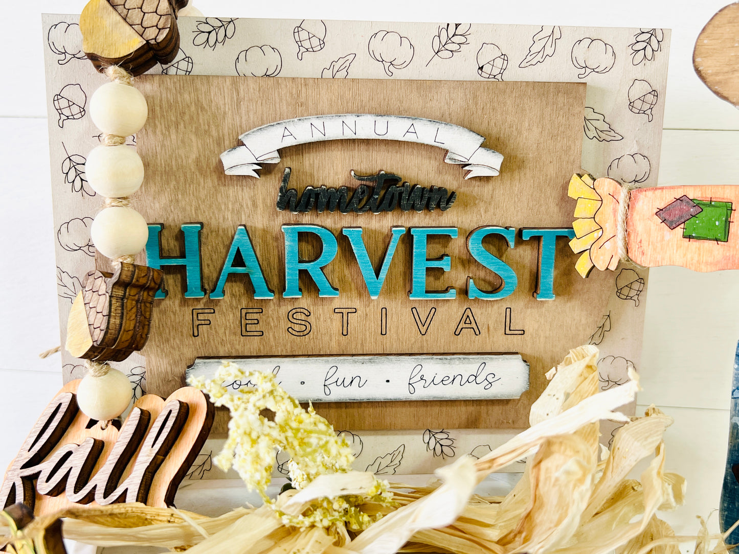 Hometown Harvest Tiered Tray Set WITH Tutorial Videos.