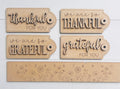 Thankful & Grateful Gift Tags (Set of 4) - 357
