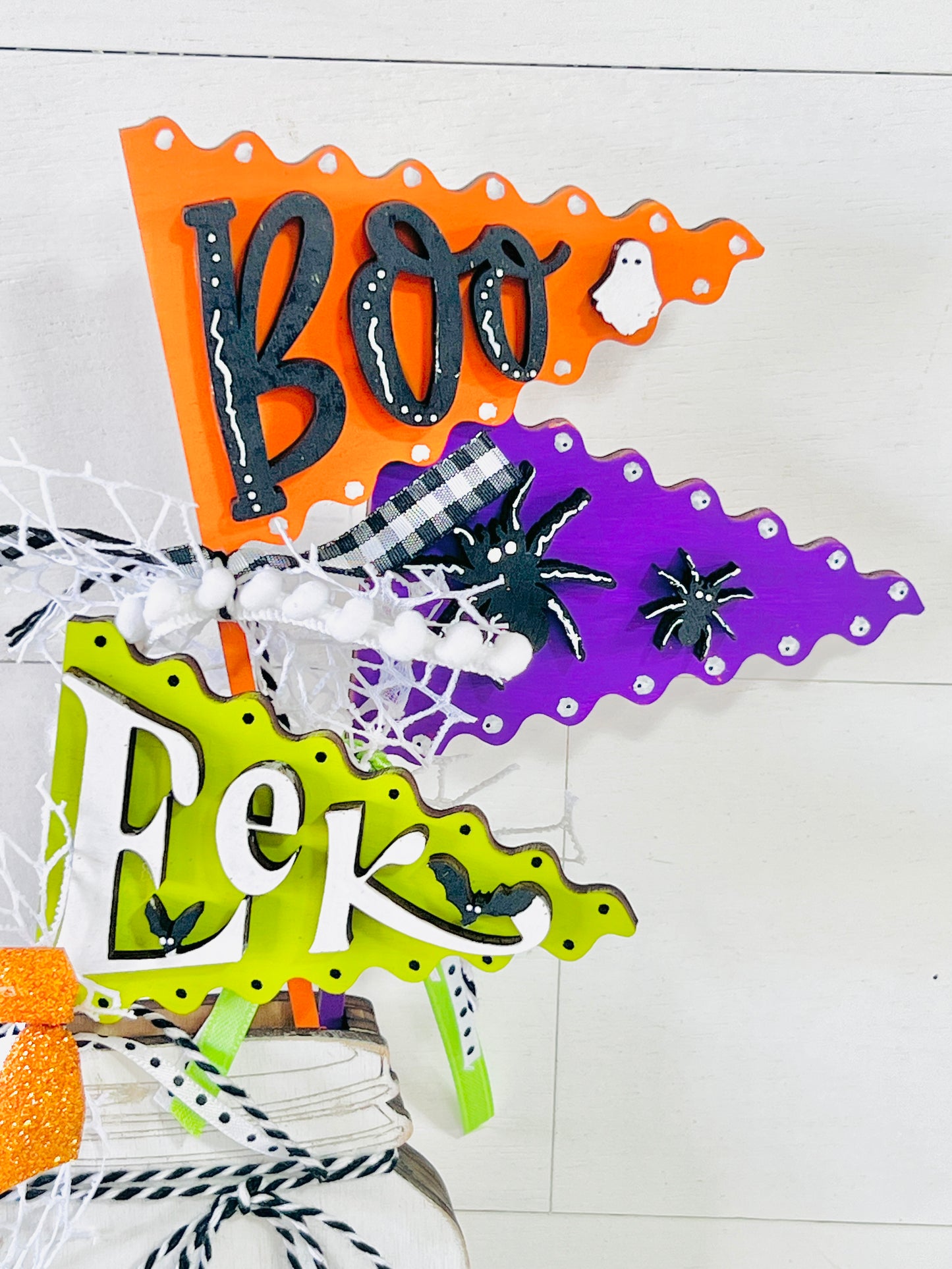 Halloween Pennant Flags DIY KIT