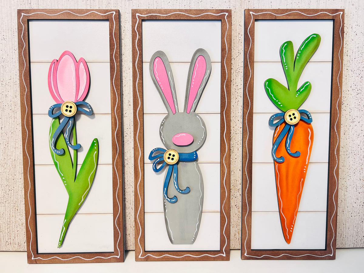 Easter Trio Sign Set BLANKS - 519