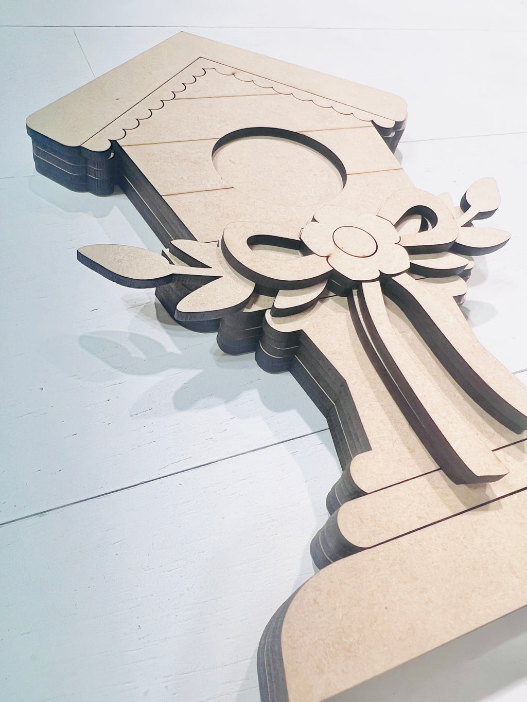 Chunky Floral Birdhouse DIY Kit - 507