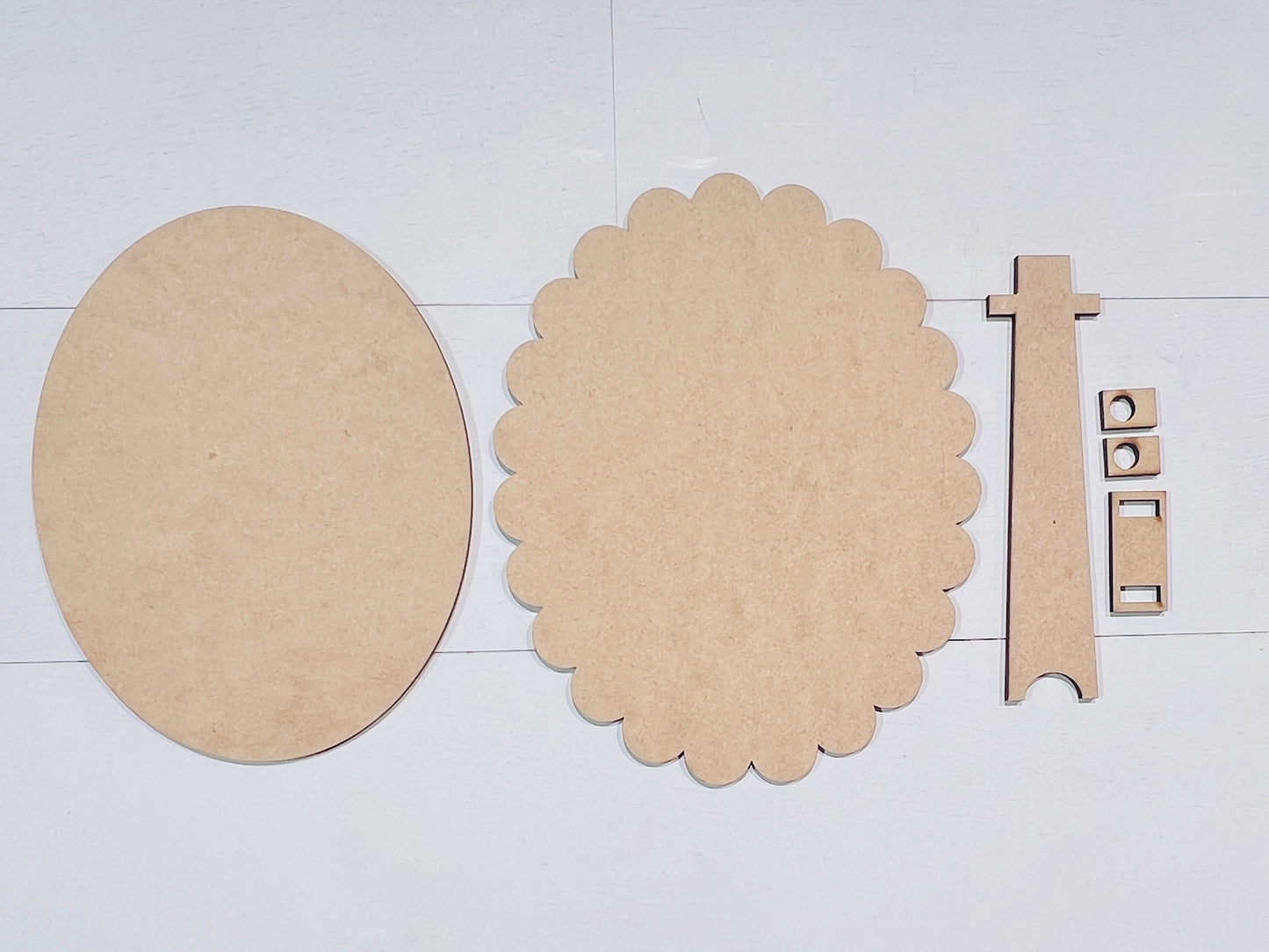 Layered Scalloped Plaque Blanks