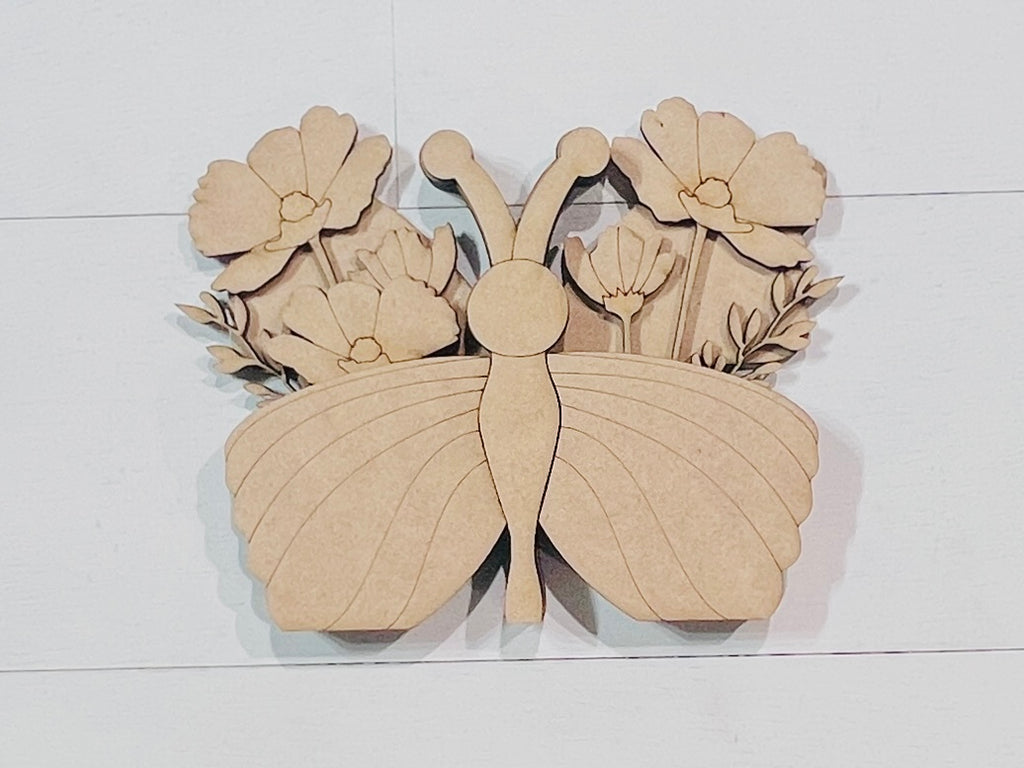 Wildflower Butterfly Shelf Sitter DIY - 543